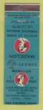 Matchbook Cover - Madelon Product Health Montreal QC girlie WORN