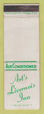 Matchbook Cover - Art's Livernois Inn Detroit MI