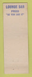Matchbook Cover - Stephenson Club Detroit MI WEAR