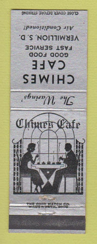 Matchbook Cover - Chimes Cafe Vermillion SD