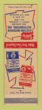 Matchbook Cover - Gibraltar Concrete Detroit MI mortar