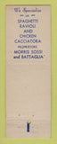Matchbook Cover - Roma Cafe Detroit MI