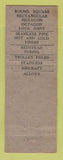 Matchbook Cover - CA Roberts Steel Tubing Chicago St Louis Detroit WEAR