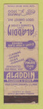 Matchbook Cover - Aladdin Cleaners Dyers Detroit MI WEAR