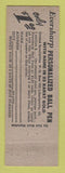 Matchbook Cover - Dave's Trailer Rental Detroit MI