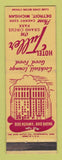 Matchbook Cover - Hotel Tuller Detroit MI