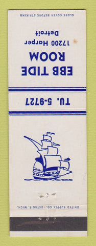 Matchbook Cover - Ebb Tide Room Detroit MI
