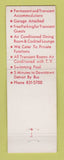 Matchbook Cover - Belcrest Hotel Detroit MI