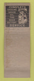 Matchbook Cover - Harper 8 Mile Service Glow oil gas Mobil Heat Detroit MI WEAR