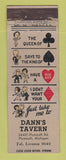 Matchbook Cover - Dann's Tavern Plymouth MI