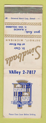 Matchbook Cover - Sindbads Detroit MI restaurant WEAR