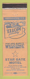 Matchbook Cover - Star Gate Motel Indian River MI WEAR