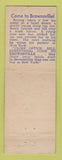 Matchbook Cover - Balthis Inn Brownsville OH Great Dane