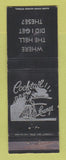 Matchbook Cover - Fred and Ron Cocktail Lounge Detroit?