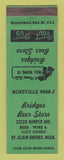 Matchbook Cover - Bridges Beer Store St Clair Shores MI