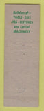 Matchbook Cover - Trig Engineering Detroit MI