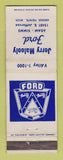 Matchbook Cover - Jerry Malooly Ford Grosse Pointe MI