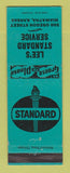 Matchbook Cover - Lee's Standard oil gas Hiawatha KS