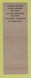 Matchbook Cover - Radke's Hardware Mart St Clair Shores MI