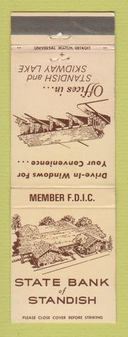 Matchbook Cover - State Bank of Standish MI