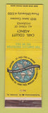 Matchbook Cover - Carl Collett Insurance Detroit MI