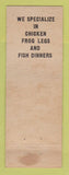Matchbook Cover - Grand Bar Cafe Detroit MI WEAR