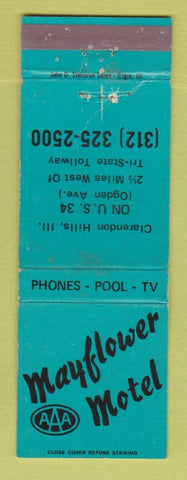 Matchbook Cover - Mayflower Hotel Clarendon Hills IL WEAR