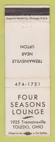 Matchbook Cover - Four Seasons Lounge Toledo OH