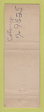 Matchbook Cover - Town House Restaurant Potsdam NY