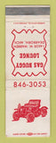Matchbook Cover - Gas Buggy Lounge Dearborn MI WEAR