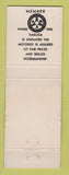 Matchbook Cover - Peters Garage Detroit MI WEAR