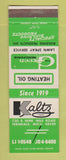 Matchbook Cover - Kaltz Lawn Spray Service Ferndale MI
