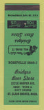 Matchbook Cover - Bridges Beer Store St Clair Shores MI