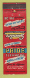 Matchbook Cover - Sanitex Pridge Cleaners Ypsilanti MI