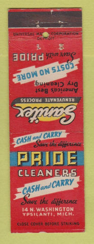 Matchbook Cover - Sanitex Pridge Cleaners Ypsilanti MI