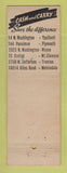 Matchbook Cover - Sanitex Pridge Cleaners Ypsilanti MI