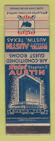 Matchbook Cover - Hotel Stephen F Austin TX