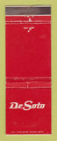 Matchbook Cover - DeSoto Cars WEAR