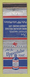 Matchbook Cover - Mobil oil gas Upperlube Product
