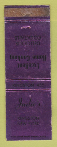 Matchbook Cover - Judie's Restaurant Kingston NY WEAR