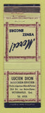 Matchbook Cover - Lucien Dion Victoriaville QC grocery WORN