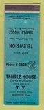 Matchbook Cover - Temple House  Bar? Windsor ON WEAR