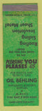 Matchbook Cover - Gil Behling Builder's Supply Detroit MI