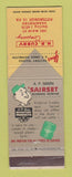 Matchbook Cover - AP Green Sairset Bonding Mortar HR Curry Pittsburgh PA