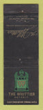 Matchbook Cover - The Whittier Hotel Detroit MI
