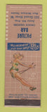 Matchbook Cover - Picture Bar Detroit MI pinup ADVANCE