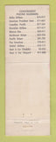 Matchbook Cover - Brooks Car Rental Honolulu Hawaii WORN