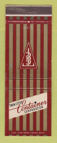Matchbook Cover - Twin Cities Container Corp Minneapolis? MN