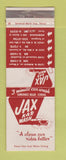 Matchbook Cover - Jax Car Wash Detroit Birmingham MI