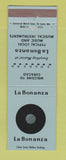 Matchbook Cover - La Bonanza Music Curacao instruments records